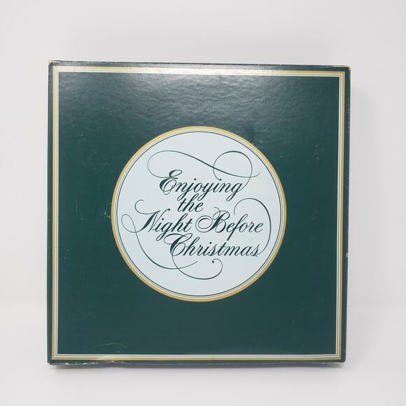 Avon Other - Avon 1983 22K Gold Enjoying The Night Before Christmas Holiday Plate